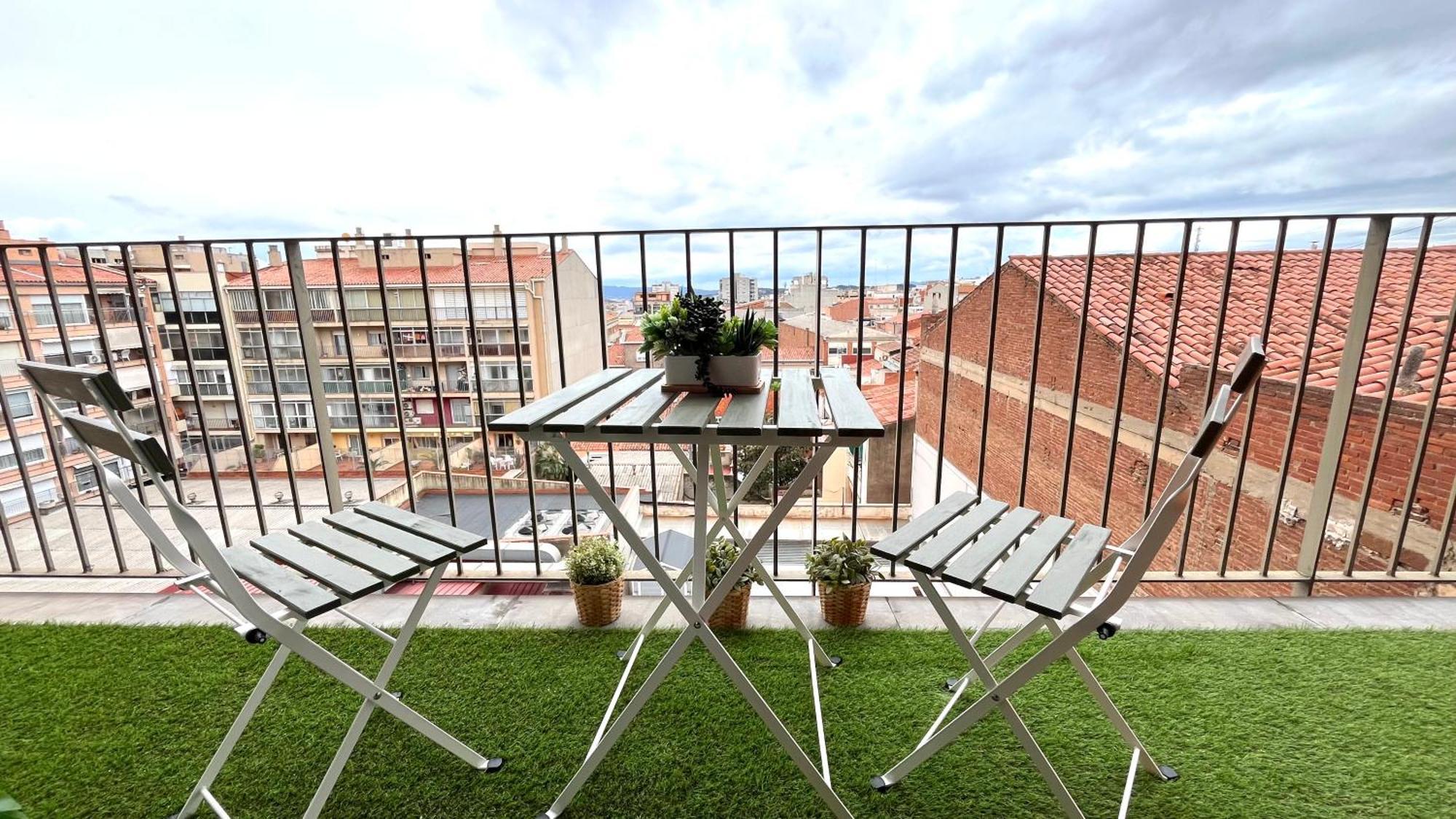 Apartmán Apartamento Con Terraza By Prestigi Terrassa Exteriér fotografie